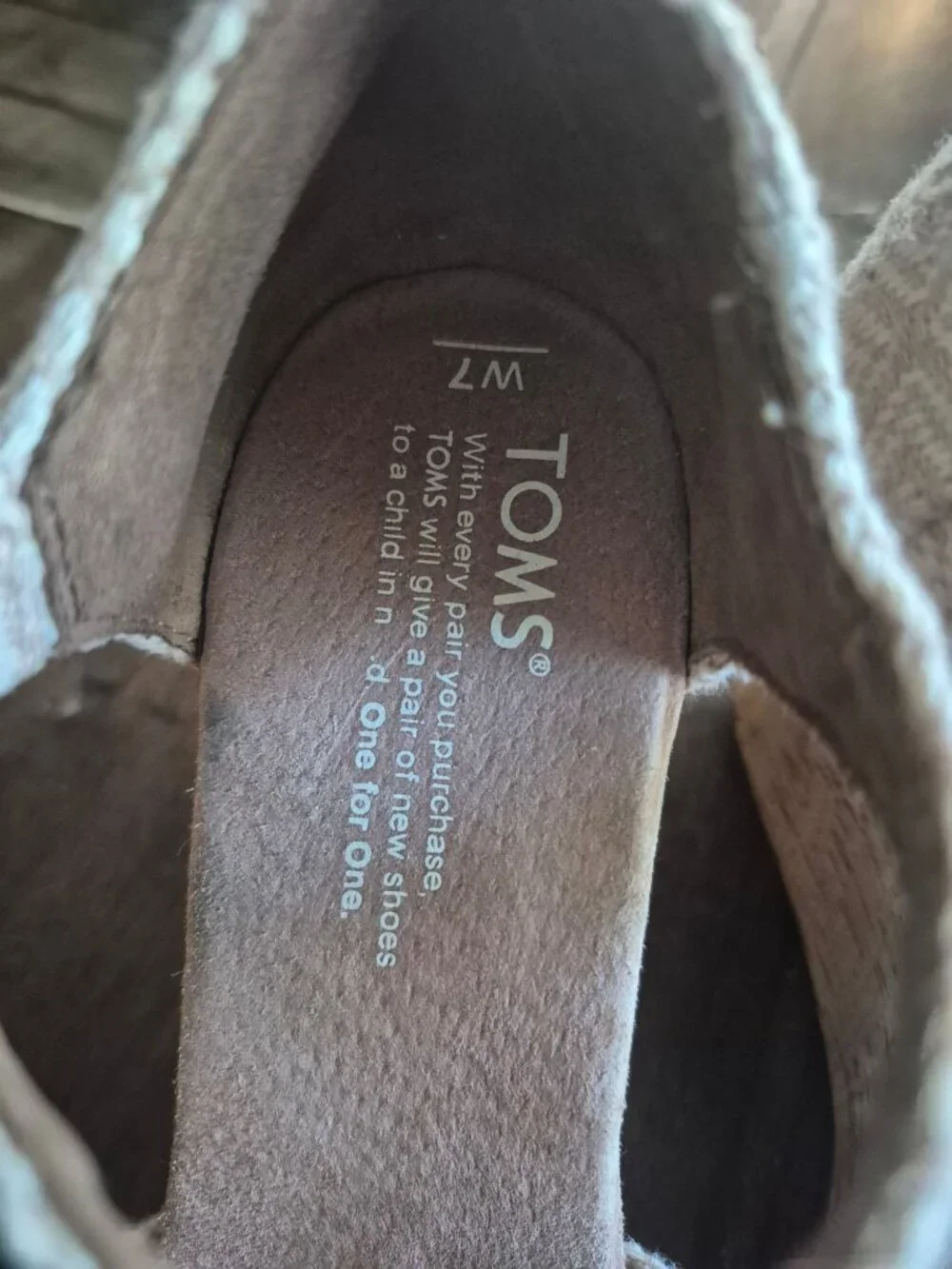 Toms Womens Wedge Sandals Size 7M